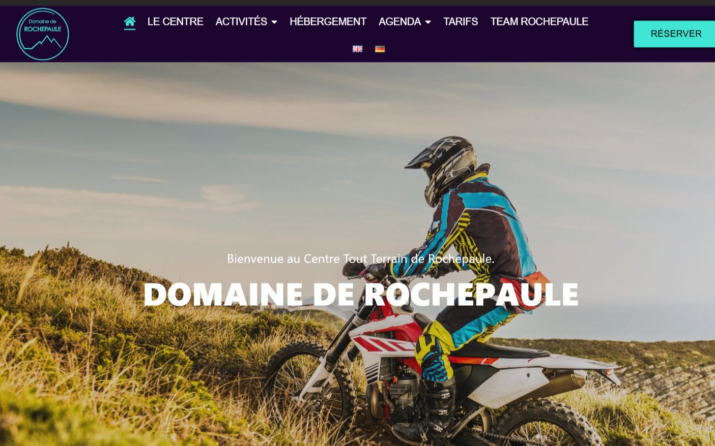 Domaine de Rochepaule - Site web